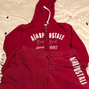 Aeropostale jacket and sweatpants